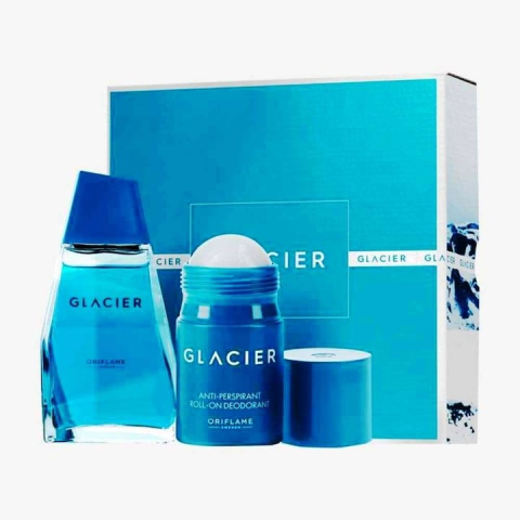 PARFUMURI & SETURI - Cutie cadou Glacier pentru El, parfum 100 ml, roll-on 50 ml