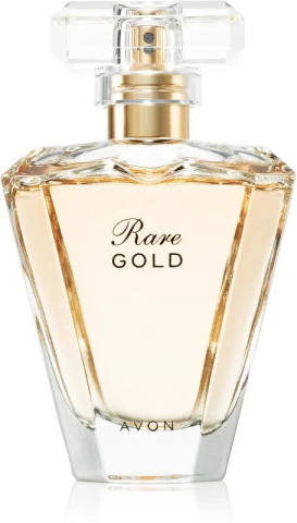 Cutie cadou Love Forever cu 12 trandafiri de sapun si apa de parfum Avon Rare Gold pentru femei 50 ml, parfum floral-oriental ambrat, cadou elegant si rafinat [5]