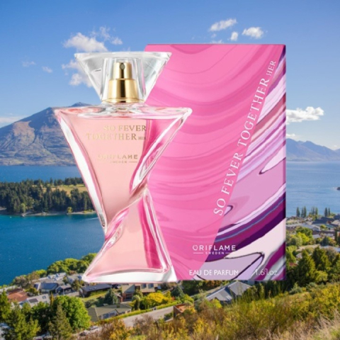 Cutie cadou Love Forever cu 12 trandafiri de sapun si apa de parfum Oriflame So Fever Together pentru femei 50 ml, cadou elegant si rafinat [5]