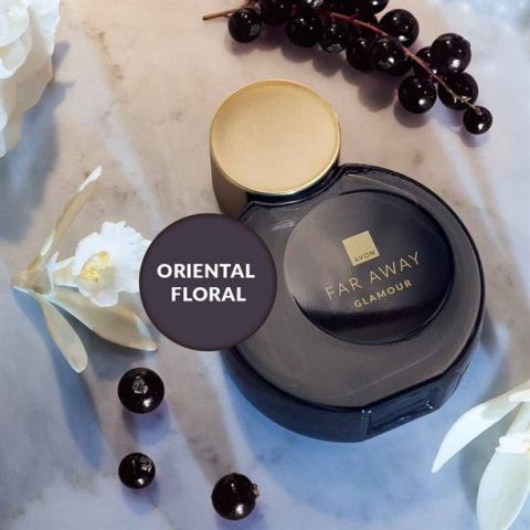 Cutie cadou Love Forever cu 12 trandafiri de sapun si apa de toaleta Avon Far Away Glamour pentru femei 50 ml, cadou elegant si rafinat [7]