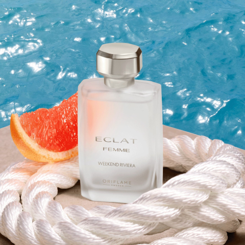 Cutie cadou Love Forever cu 12 trandafiri de sapun si apa de toaleta Oriflame Eclat Femme Weekend Riviera pentru femei 50 ml, cadou elegant si rafinat [6]