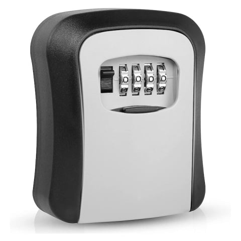 Mercerie - Cutie securizata pentru chei cu cifru, montare pe perete, metal rezistent, capac protectie glisant, pentru locuinta, birou si spatii comerciale