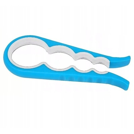Diverse bucatarie - Desfacator de capace universal, pentru borcane si sticle de marimi diferite, 22.5x10 cm - Albastru