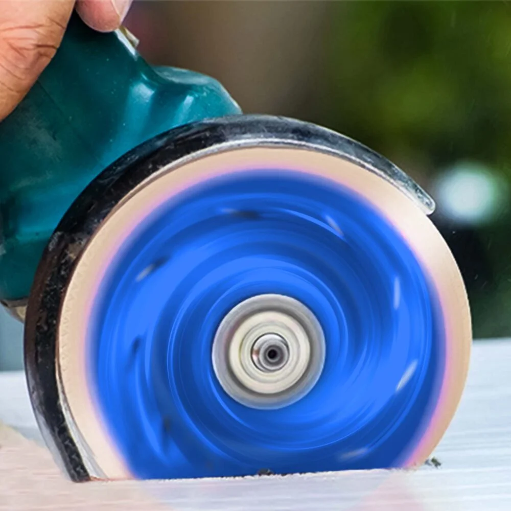 Disc diamantat profesional pentru portelan, gresie, ceramica si piatra, 125 mm, taiere uscata, albastru [1]