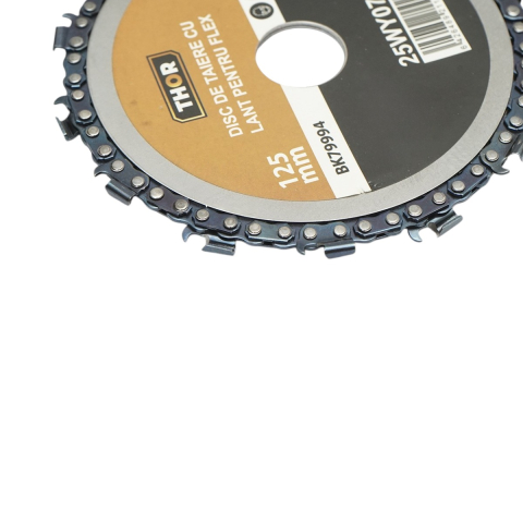 Disc pentru polizor unghiular, cu lant, 14 dinti, 125 x 22 mm, pentru taierea lemnului [1]