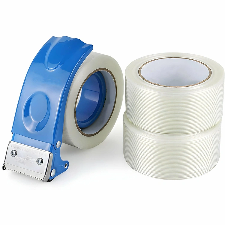 Dispenser banda adeziva albastru 16 x 9 x 6 cm, metalic, pentru role cu latime pana la 5 cm [3]