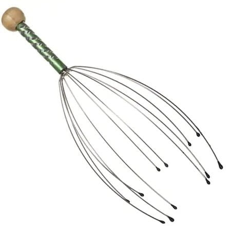 Dispozitiv de masaj capilar cu 12 brațe din metal – masaj relaxant pentru scalp, stimulare circulație și reducerea stresului [4]