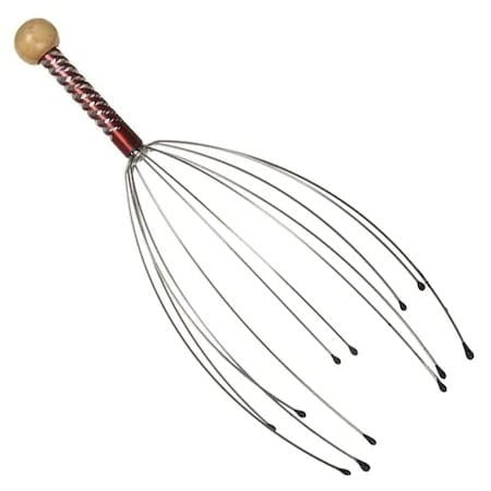 Dispozitiv de masaj capilar cu 12 brațe din metal – masaj relaxant pentru scalp, stimulare circulație și reducerea stresului [7]