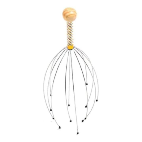Dispozitiv de masaj capilar cu 12 brațe din metal – masaj relaxant pentru scalp, stimulare circulație și reducerea stresului [3]