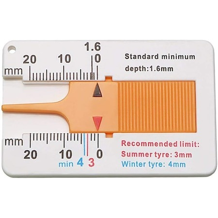 Alte articole auto - Manometru dispozitiv de masurat anvelope, din plastic, 42-65 mm