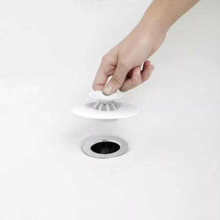 Dop chiuveta/cada din silicon, universal, rezistent la temperaturi ridicate/scazute - Alb [2]
