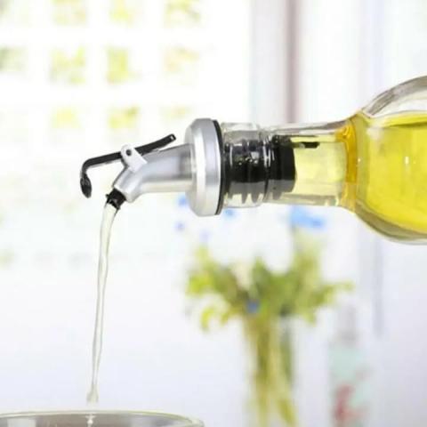 Dop picurator Dodaco, plastic și cauciuc, argintiu/negru, 8x3.5 cm [4]