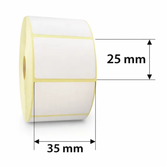 Etichete termice albe 35 x 25 mm, rola 1500 bucati, autoadezive pentru imprimanta termica, coduri de bare, preturi, inventar, depozit si retail [6]