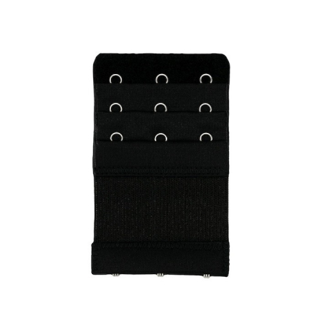 ÎNGRIJIRE PERSONALĂ - Extensie elastica pentru sutien,93L x 55l mm (3 prinderi,3 randuri) - Negru