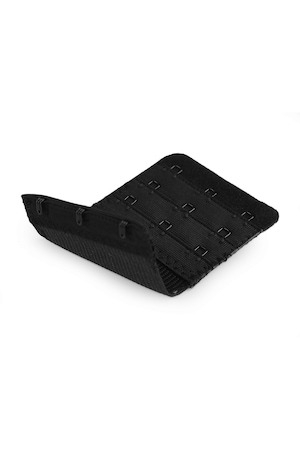 Extensie elastica pentru sutien,93L x 55l mm (3 prinderi,3 randuri) - Negru [2]