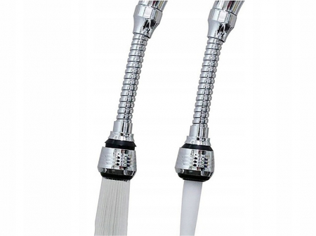 Extensie robinet flexibila 360 grade cu 2 moduri de pulverizare 13 cm lungime [1]