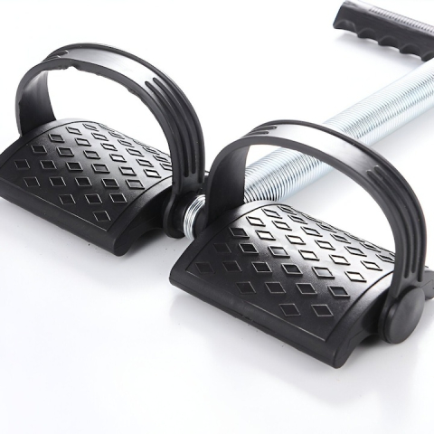 Extensor fitness multifunctional pentru picioare si abdomen, arc din otel, manere ergonomice [9]