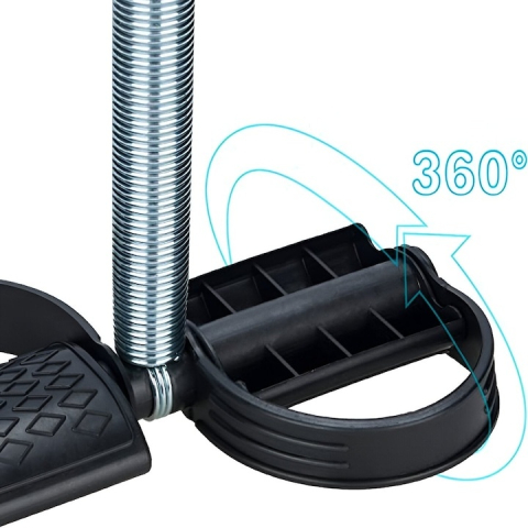 Extensor fitness multifunctional pentru picioare si abdomen, arc din otel, manere ergonomice [8]