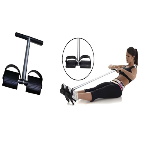 Extensor fitness multifunctional pentru picioare si abdomen, arc din otel, manere ergonomice [5]
