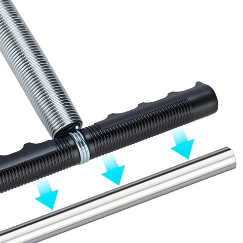 Extensor fitness multifunctional pentru picioare si abdomen, arc din otel, manere ergonomice [7]