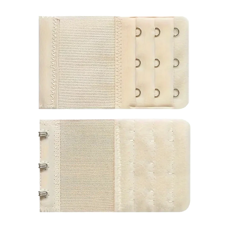 Extensori pentru sutien, set 3 bucati, 3 culori, 3 randuri de carlige, banda elastica, 5.5 x 9.7 cm, accesorii pentru marirea circumferintei sutienului [3]