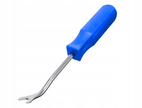 Extractor clipsuri auto 19 cm, levier profesional pentru demontare tapiterie, panouri si ornamente, varf metalic in U, maner ergonomic [3]