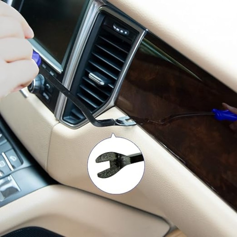 Extractor de capse pentru tapiterie auto, unealta demontare clipsuri, maner ergonomic, 22.5 cm [6]