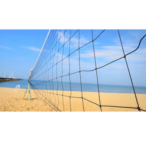 Fileu plasa pentru volei, badminton si tenis, portabil, geanta cu fermoar si maner pentru transport [9]