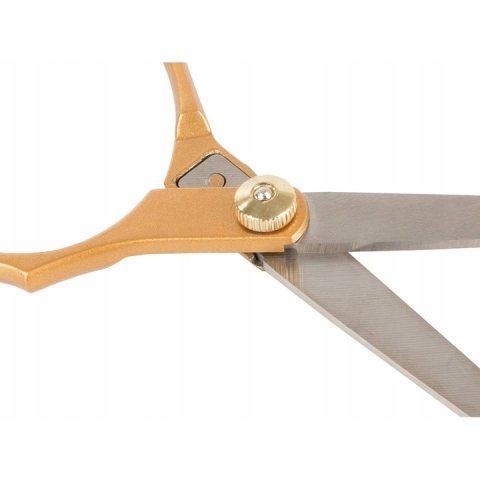 Foarfeca de tuns, otel inoxidabil, lungime 16 cm, auriu [2]