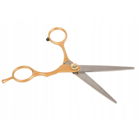 Foarfeca de tuns, otel inoxidabil, lungime 16 cm, auriu [9]