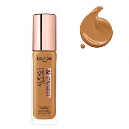 Cosmetice fata - Fond de ten Bourjois Always Fabulous 24H, SPF 20, 30 ml, Caramel