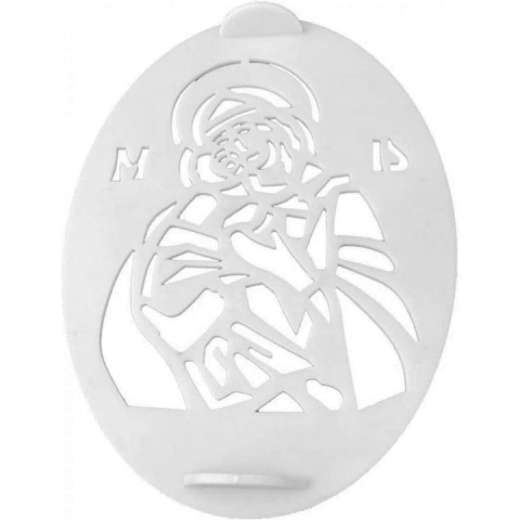 Forma pentru coliva dreptunghiulara, din plastic, cu cruce, 20 x 14 cm [1]