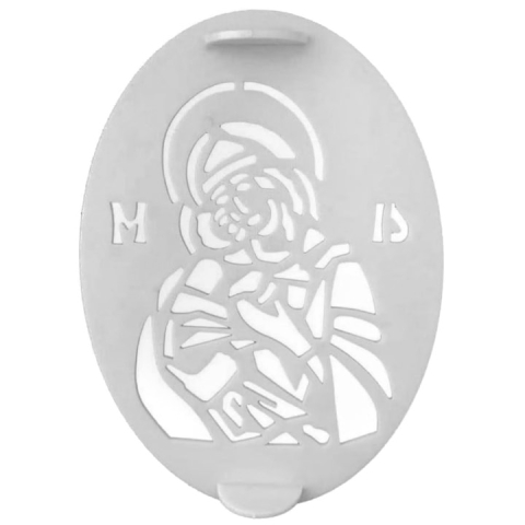 CASA & GRADINA - Forma pentru coliva dreptunghiulara, din plastic, cu cruce, 20 x 14 cm