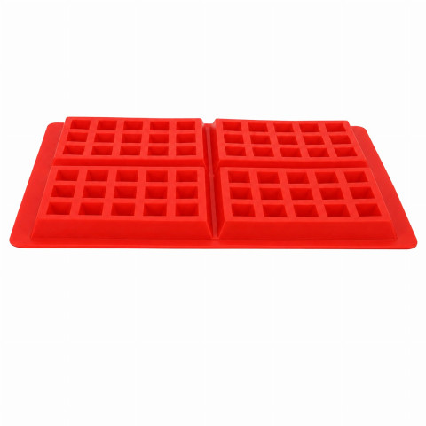 Forma Silicon Waffle Rosie, 27,7 x 18,4 cm, pentru 4 Gofre Dreptunghiulare [4]