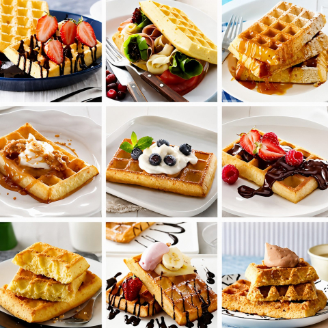 Forma Silicon Waffle Rosie, 27,7 x 18,4 cm, pentru 4 Gofre Dreptunghiulare [13]