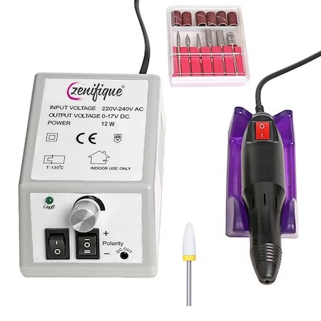 Freza unghii electrica,profesionala,20.000 RPM, 7 capete de slefuire incluse [1]