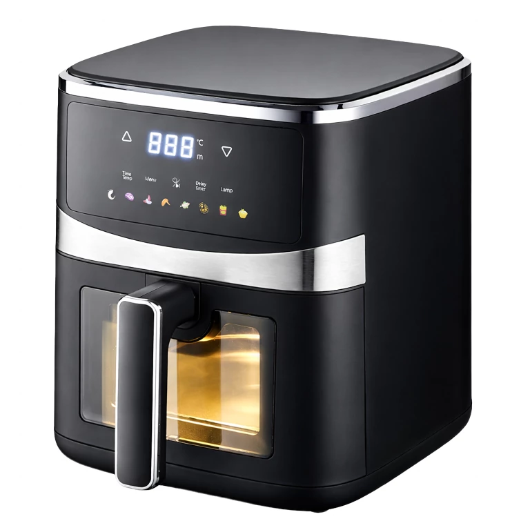 Friteuză cu aer cald 5L 1500W 8 programe puternice [9]