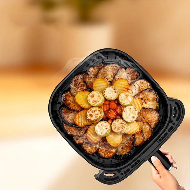 Friteuză cu aer cald 5L 1500W 8 programe puternice [6]
