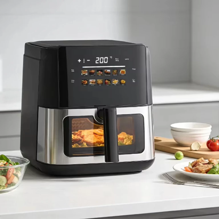 Friteuză cu aer cald 8L 1700W 12 programe puternice [1]