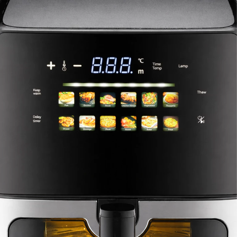 Friteuză cu aer cald 8L 1700W 12 programe puternice [5]