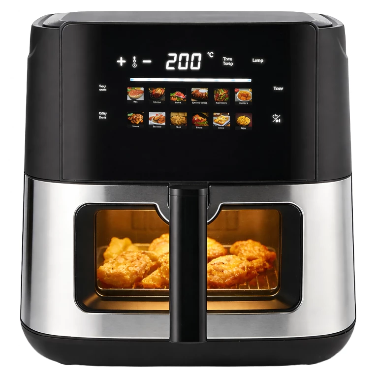 Diverse bucatarie - Friteuză cu aer cald 8L 1700W 12 programe puternice