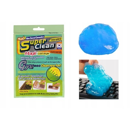 Gel elastic pentru indepartarea murdariei si a prafului din locatii greu accesibile, Albastru [1]