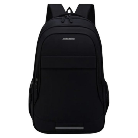 Ghiozdan rucsac scolar 22L, negru, cu breloc , dimensiuni 45x28x16cm [2]