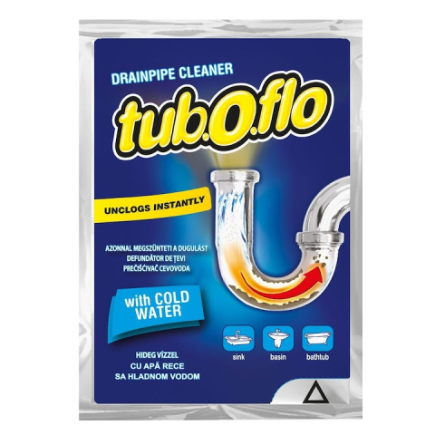 CASA & GRADINA - Granule pentru desfundat tevi cu apa rece, actiune rapida pentru chiuveta si scurgeri, 60 g – 1 bucata