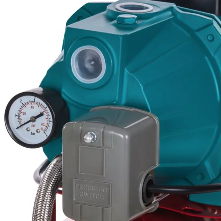 Hidrofor turcoaz 24 L, pompa de apa 750 W 1 CP, debit 50 L/min [4]