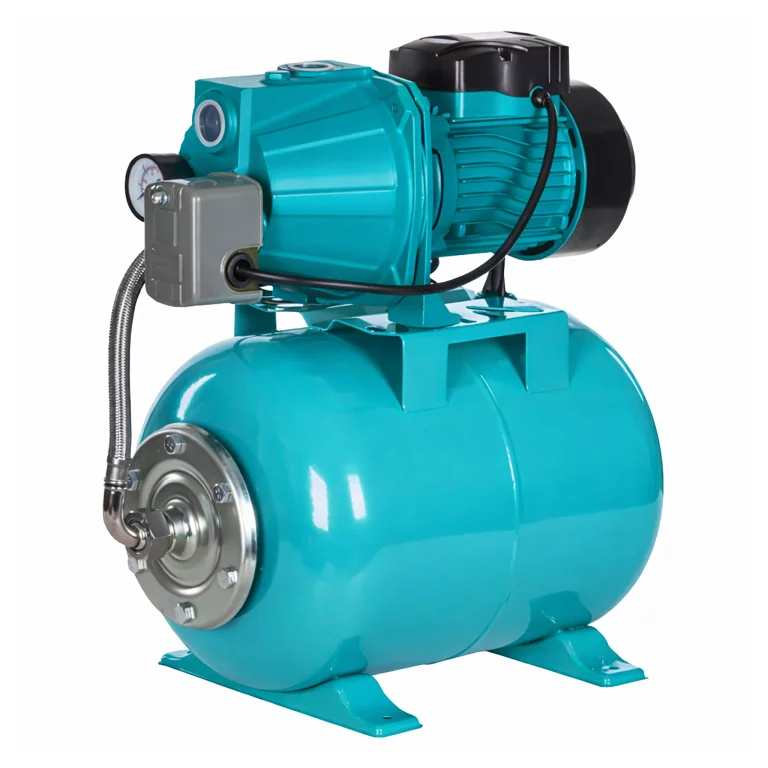 Hidrofor turcoaz 24 L, pompa de apa 750 W 1 CP, debit 50 L/min [9]