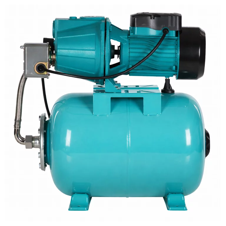 CASA & GRADINA - Hidrofor turcoaz 24 L, pompa de apa 750 W 1 CP, debit 50 L/min