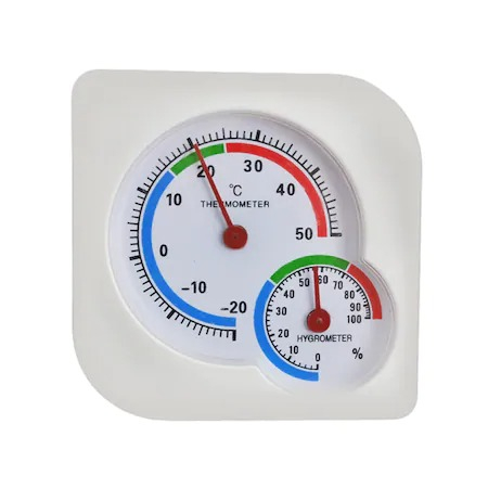 Termometre - Higrometru si termometru 2in1, analogic,interval masurare -20 + 50 grade Celsius