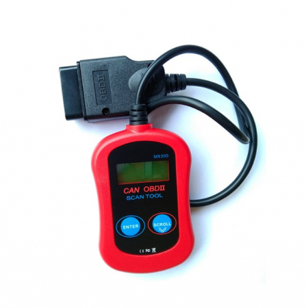Interfata diagnoza auto profesionala, OBD2 MaxiScan 300 - Rosu/Negru [2]