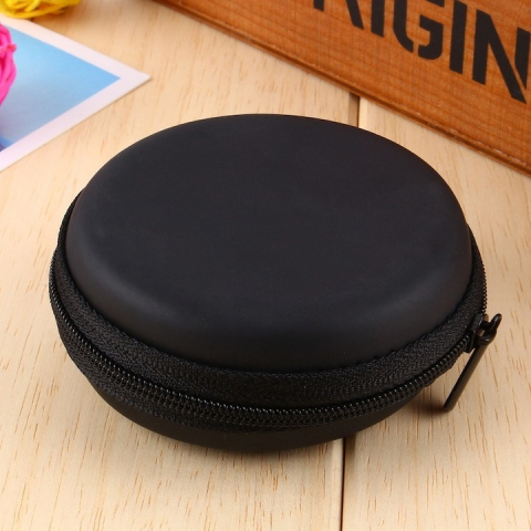 Husa pentru casti, rezistenta la socuri si stropire, plastic, 8 x 3 cm, negru [5]